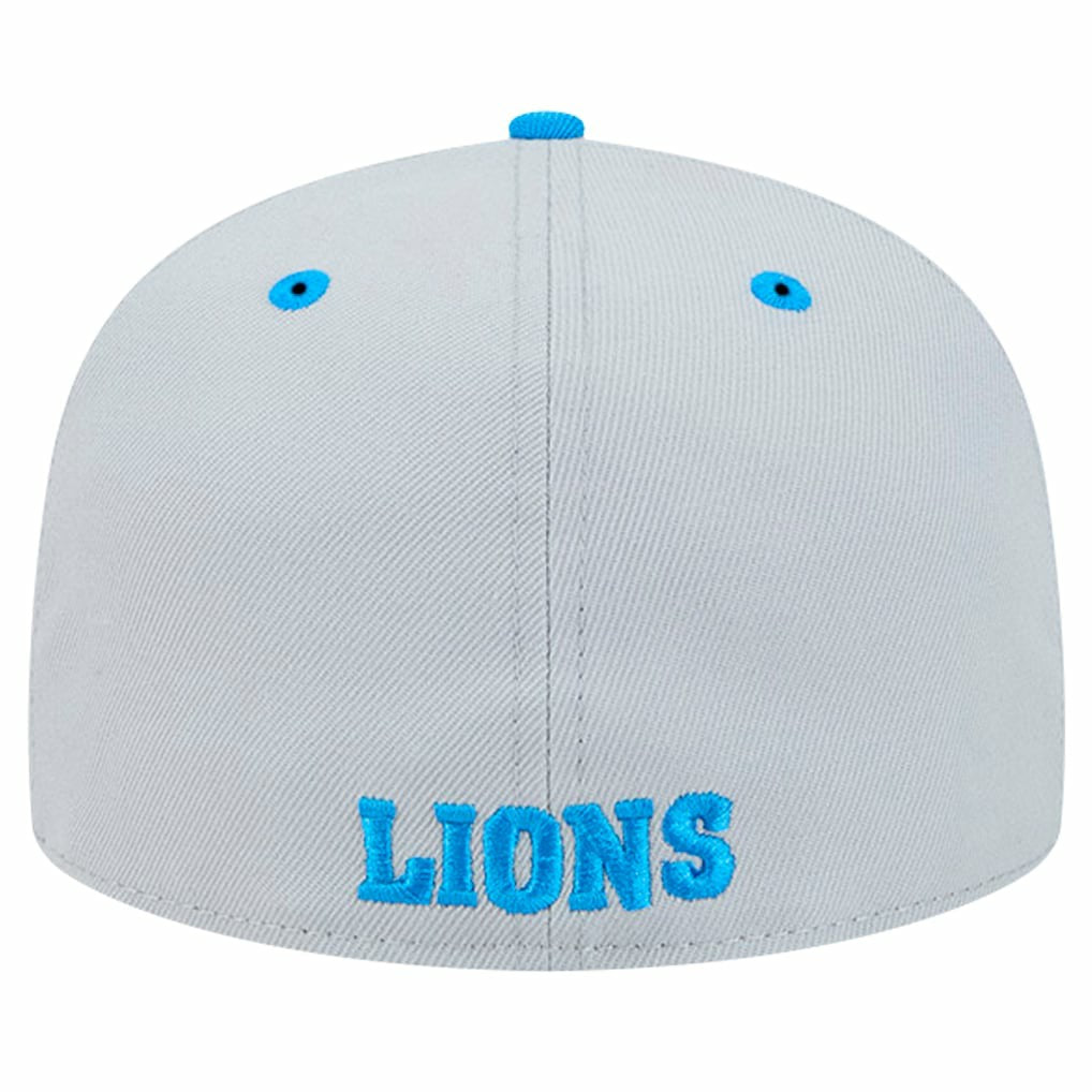 Detroit Lions New Era Flipside Two-Tone 59FIFTY Fitted Hat - Gray/Blue cheap
