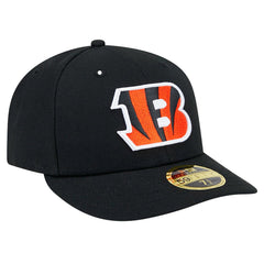 Cincinnati Bengals New Era Omaha Low Profile 59FIFTY Fitted Hat - Black discount