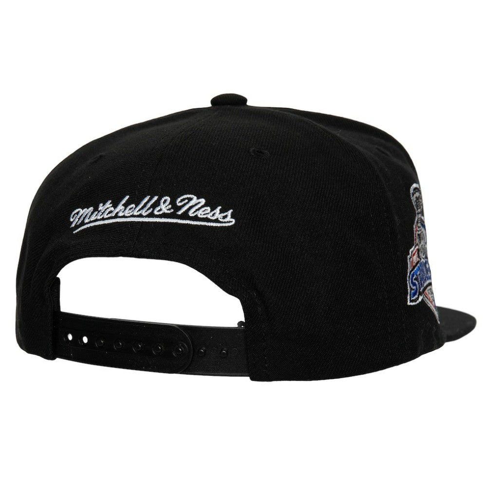 Anaheim Ducks Mitchell & Ness Core Top Spot Snapback Hat - Black Hats