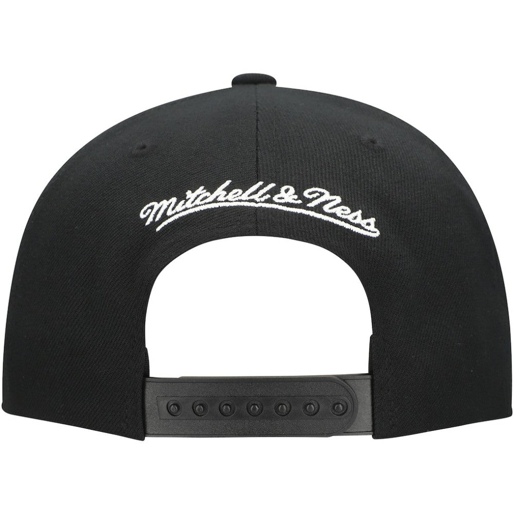 New Jersey Devils Mitchell & Ness Core Top Spot Snapback Hat - Black Jerseys