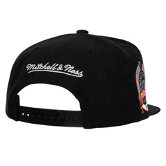 New York Rangers Mitchell & Ness Core Top Spot Snapback Hat - Black Hats