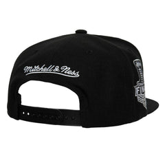 Pittsburgh Penguins Mitchell & Ness Core Top Spot Snapback Hat - Black Hats