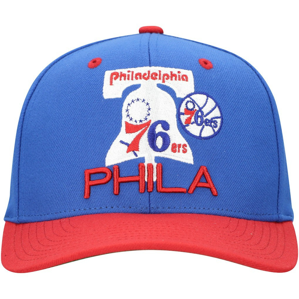 Philadelphia 76ers All In 2.0 Pro Crown Snapback Hat - Royal discount