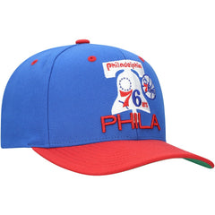 Philadelphia 76ers All In 2.0 Pro Crown Snapback Hat - Royal discount