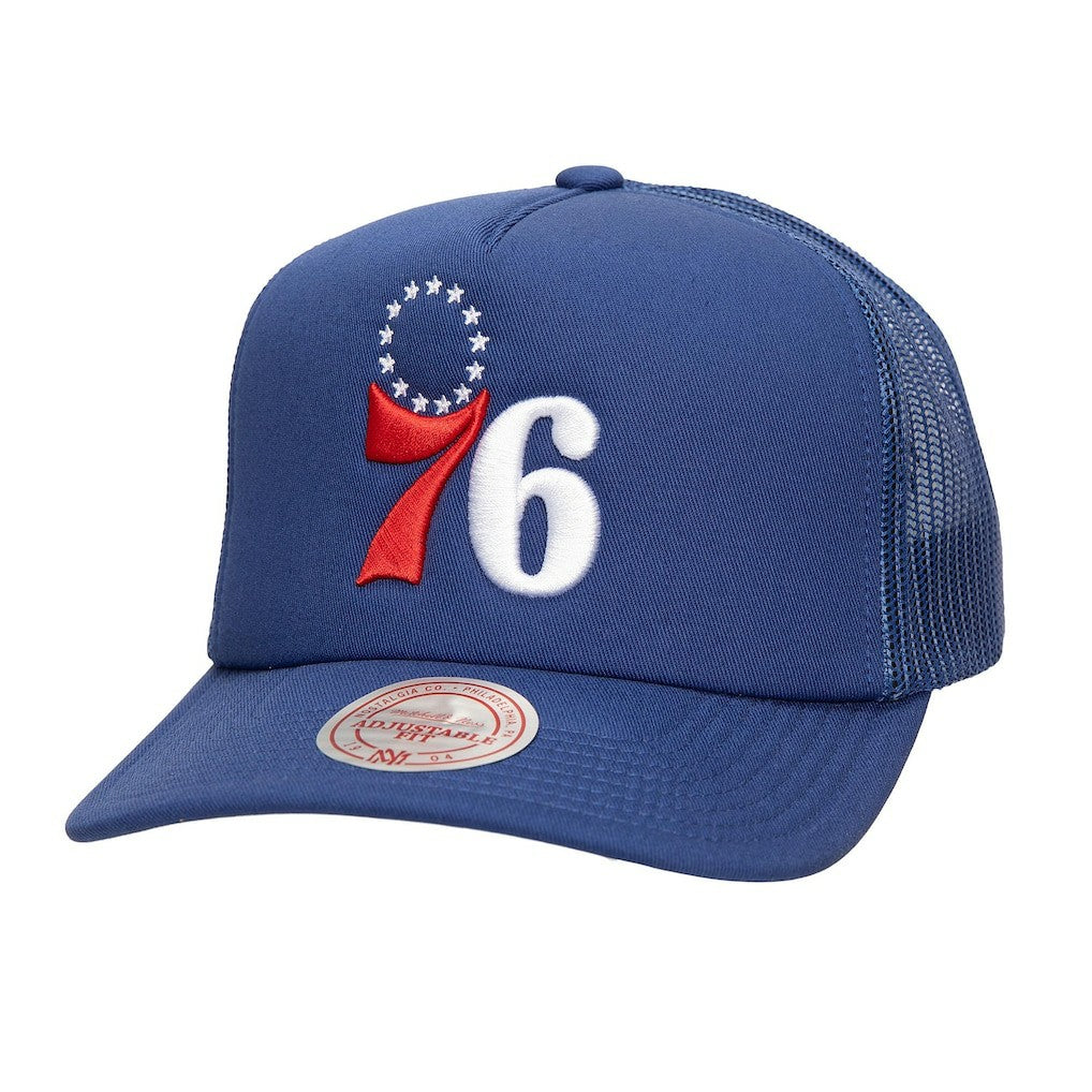 Philadelphia 76ers Core Evergreen OTC Trucker Adjustable Hat - Royal on sale