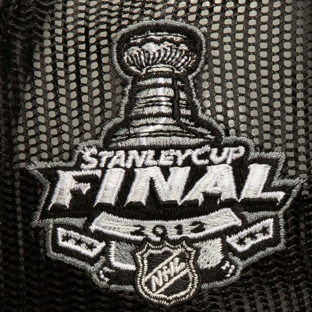 Los Angeles Kings Mitchell & Ness SOUL Collection Golden Stanley Cup Champions Trucker Adjustable Hat - Black Hats