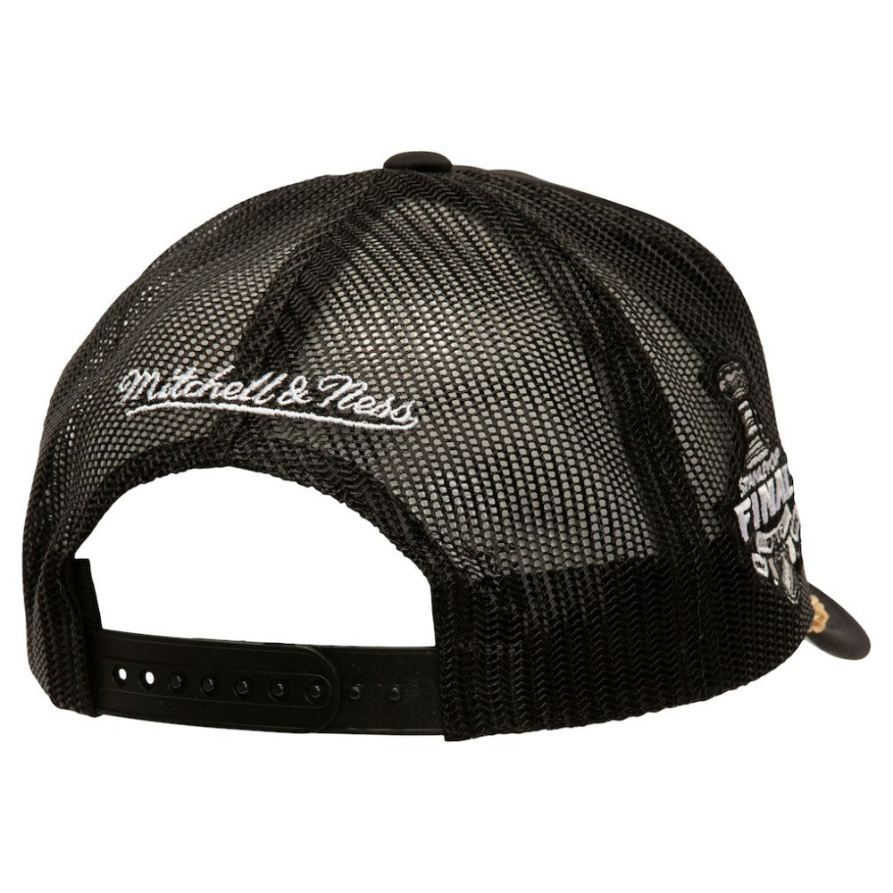 Boston Bruins Mitchell & Ness SOUL Collection Golden Stanley Cup Champions Trucker Adjustable Hat - Black Hats