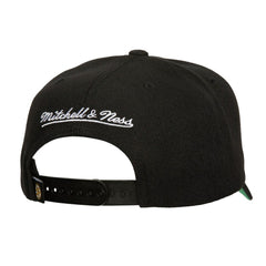 Boston Bruins Mitchell & Ness Soul Strike Neon Logo Pro Crown Adjustable Hat - Black Hats