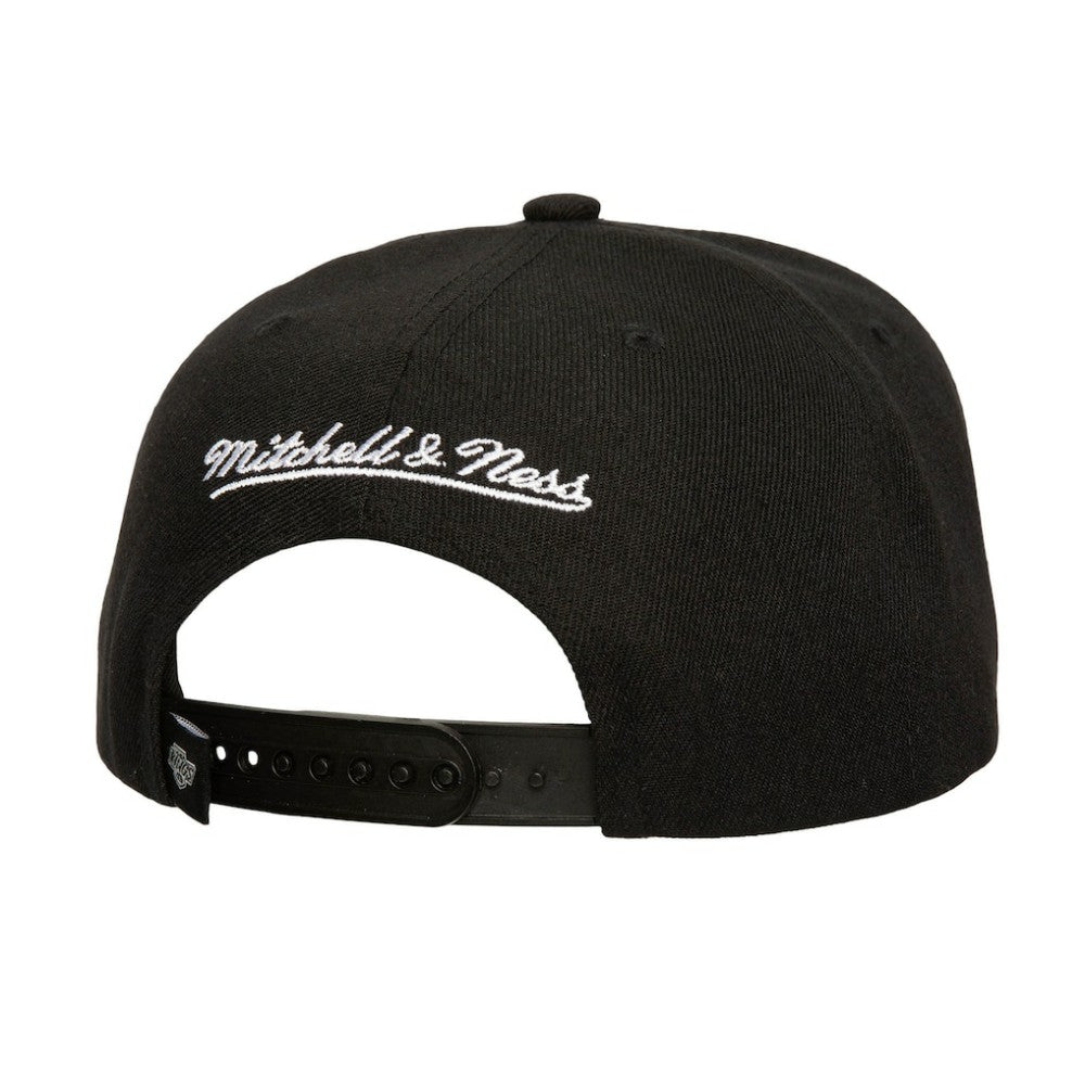 Los Angeles Kings Mitchell & Ness Soul Strike Neon Logo Pro Crown Adjustable Hat - Black Hats