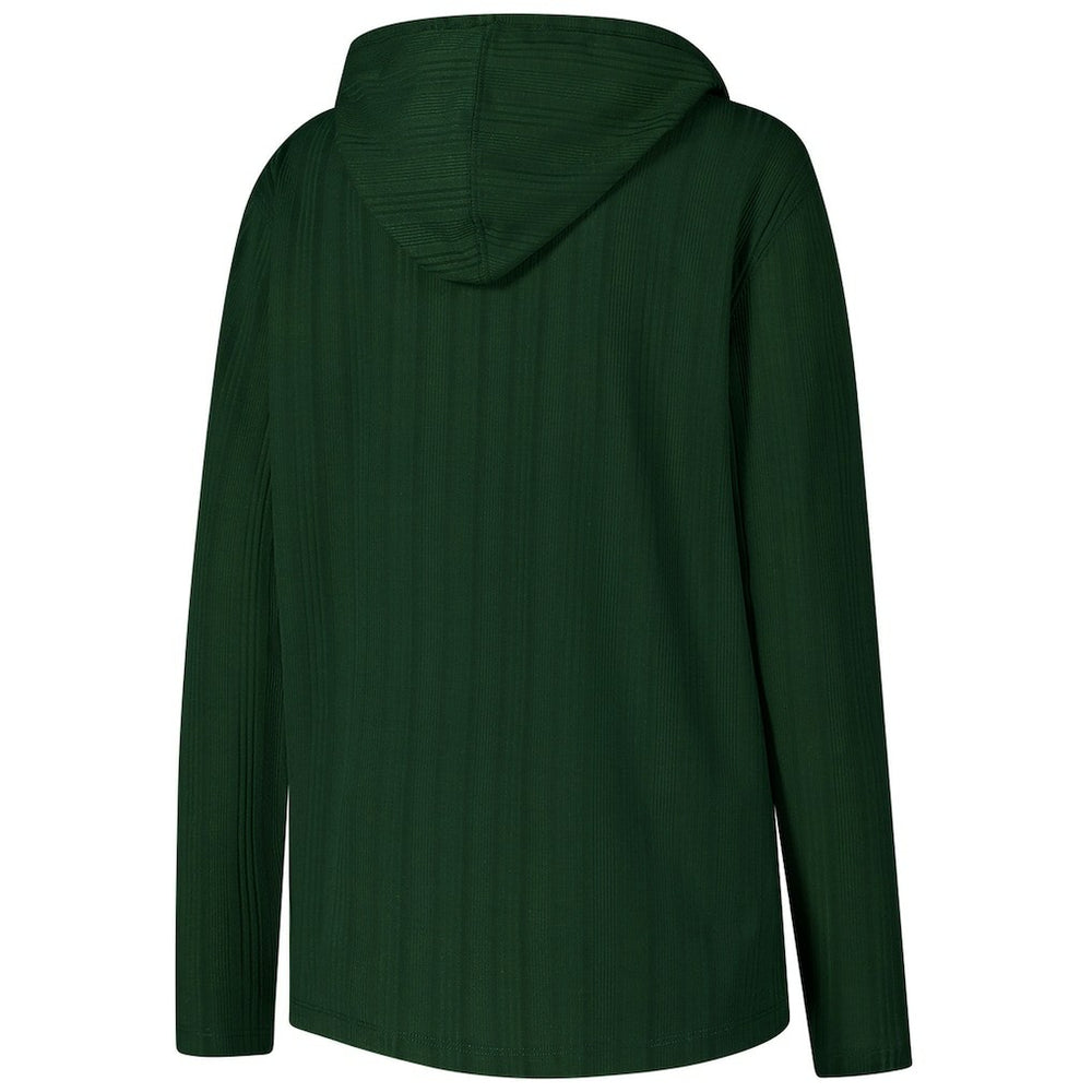 Green Bay Packers Antigua Women's Opulent Long Sleeve Hoodie T-Shirt - Green sale
