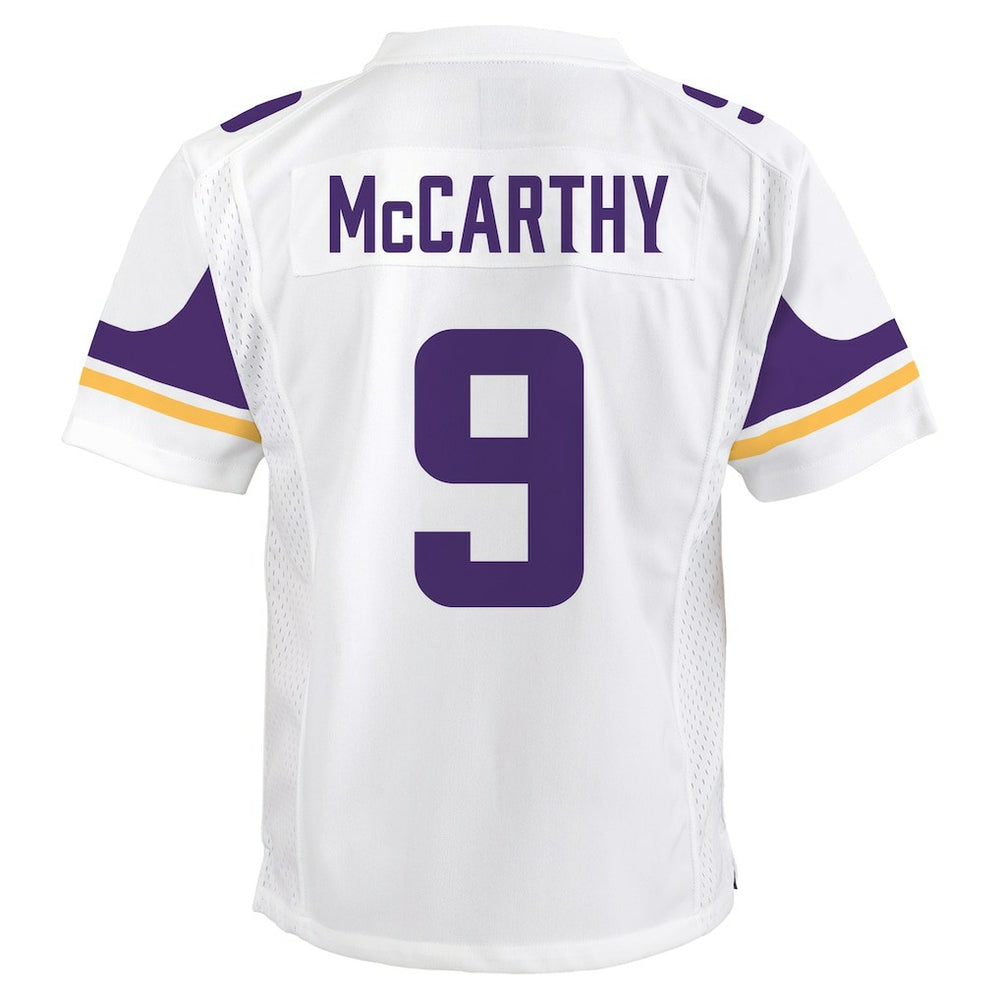 J.J. McCarthy Minnesota Vikings Youth Game Jersey - White cheap