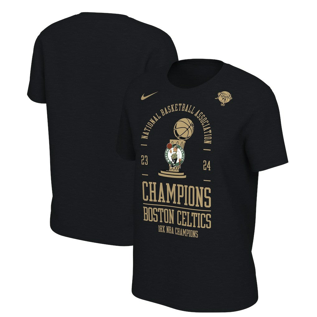 Boston Celtics Women's 18-Time NBA Finals Champions Locker Room T-Shirt - Black shop