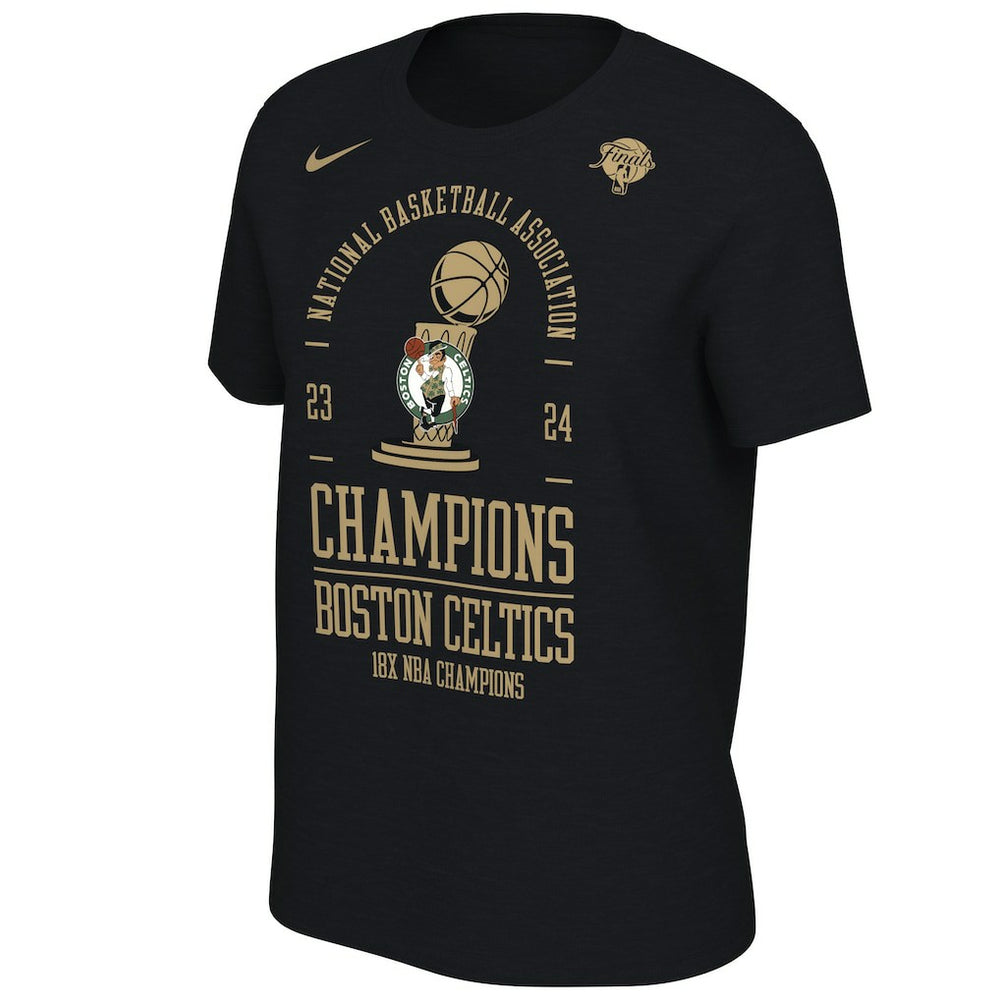 Boston Celtics Women's 18-Time NBA Finals Champions Locker Room T-Shirt - Black shop