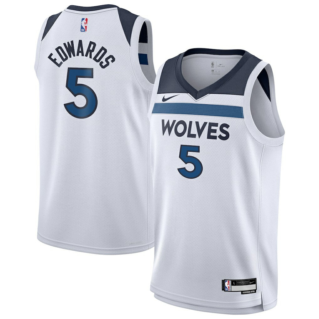 Anthony Edwards Minnesota Timberwolves Youth Swingman Jersey - Association Edition - White online