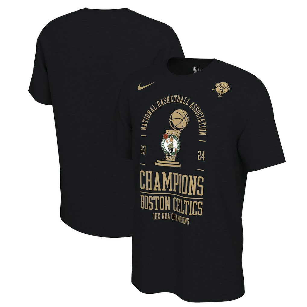 Boston Celtics 18-Time NBA Finals Champions Big & Tall Locker Room T-Shirt - Black for sale