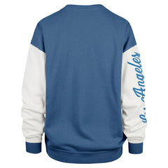 Los Angeles Chargers '47 Women's Double Header Rise Andie Pullover Sweatshirt - Powder Blue outlet