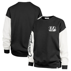 Cincinnati Bengals '47 Women's Double Header Rise Andie Pullover Sweatshirt - Black online