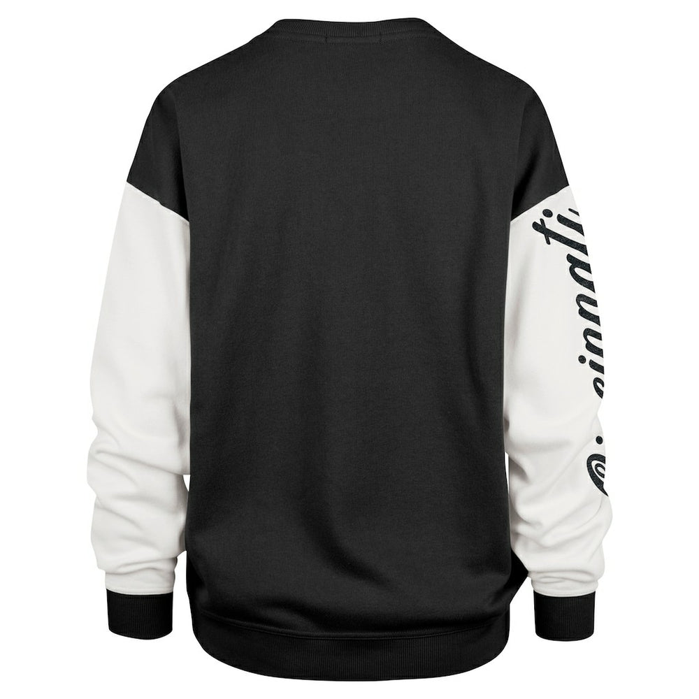 Cincinnati Bengals '47 Women's Double Header Rise Andie Pullover Sweatshirt - Black online