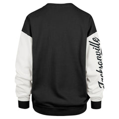 Jacksonville Jaguars '47 Women's Double Header Rise Andie Pullover Sweatshirt - Black cheap