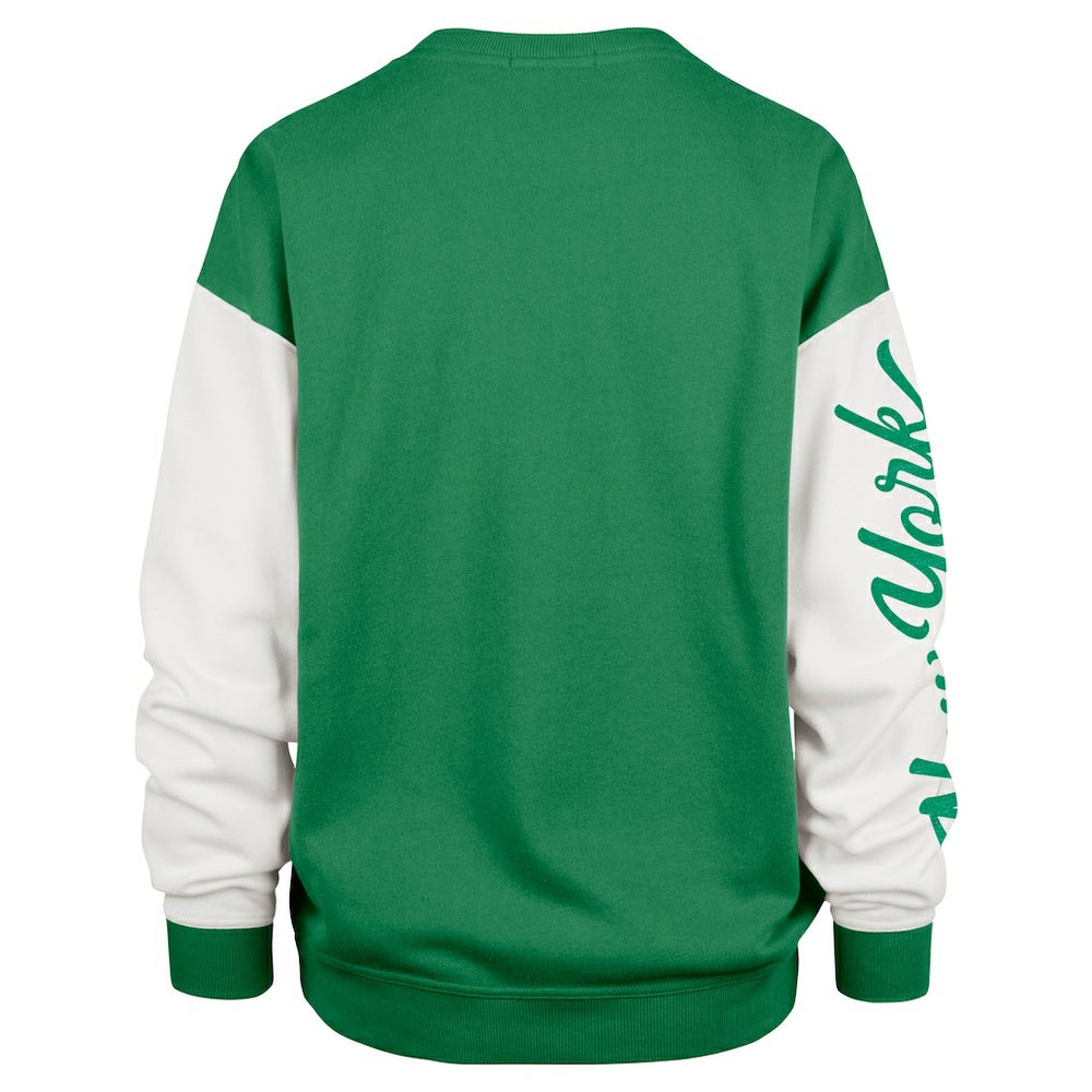 New York Jets '47 Women's Double Header Rise Andie Pullover Sweatshirt - Green sale