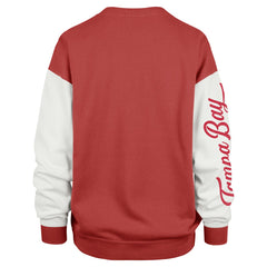 Tampa Bay Buccaneers '47 Women's Double Header Rise Andie Pullover Sweatshirt - Red sale