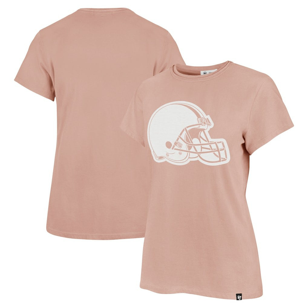 Cleveland Browns '47 Women's Premier Frankie T-Shirt - Light Pink on sale
