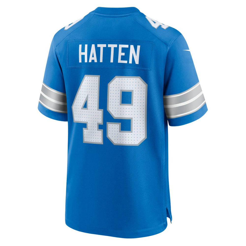Hogan Hatten Detroit Lions Game Jersey - Blue discount