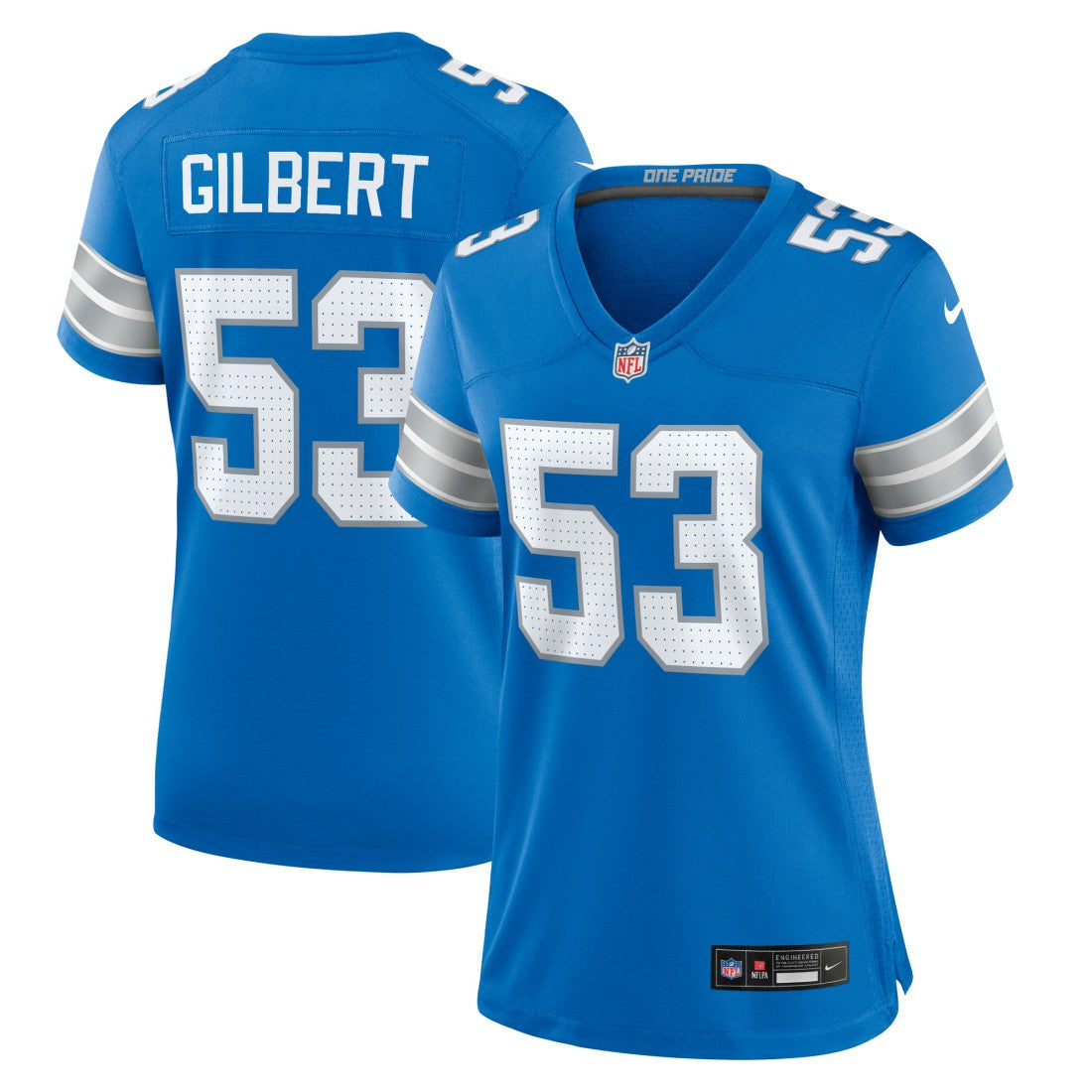 DaRon Gilbert Detroit Lions Women's Game Jersey - Blue online