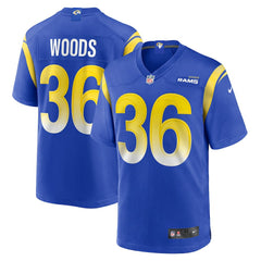 Charles Woods Los Angeles Rams Game Jersey - Royal on sale