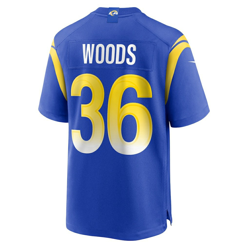 Charles Woods Los Angeles Rams Game Jersey - Royal on sale