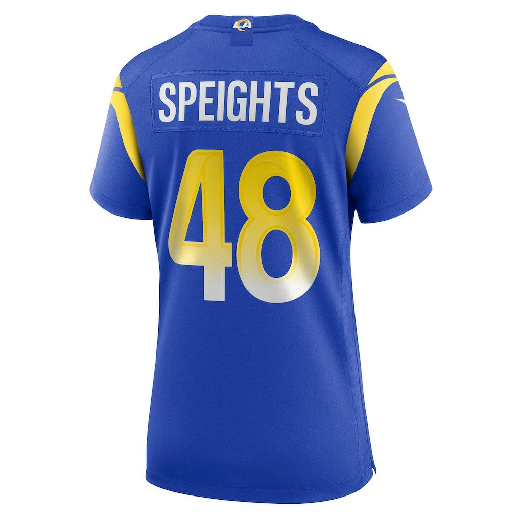 Omar Speights Los Angeles Rams Women's Game Jersey - Royal sale
