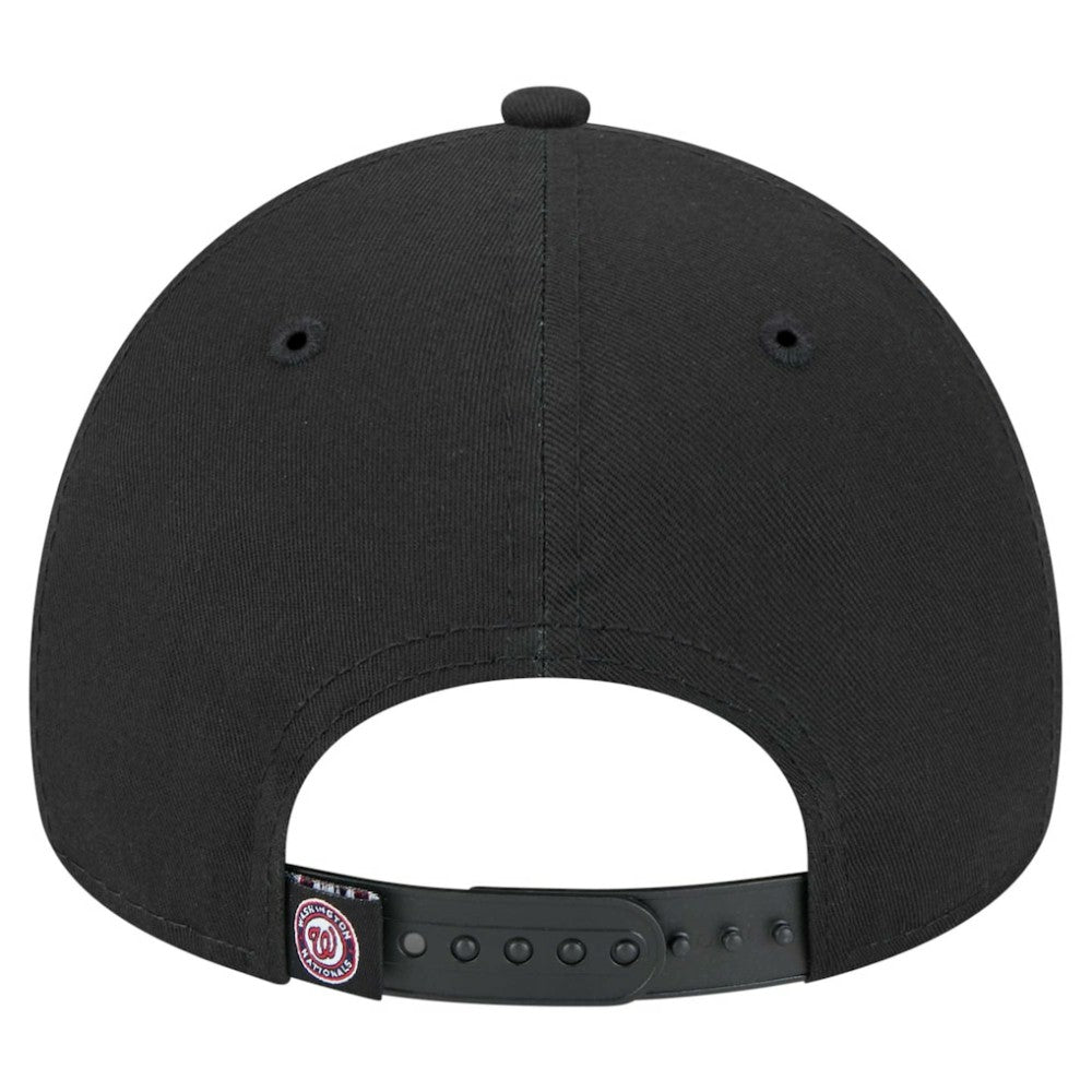Washington Nationals 9FORTY A-Frame Adjustable Hat Black
