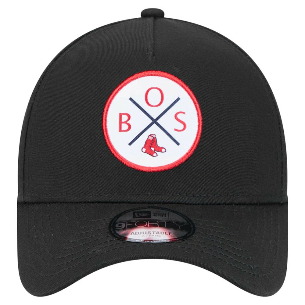 Boston Red Sox 9FORTY A-Frame Adjustable Hat Black