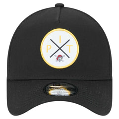 Pittsburgh Pirates 9FORTY A-Frame Adjustable Hat Black
