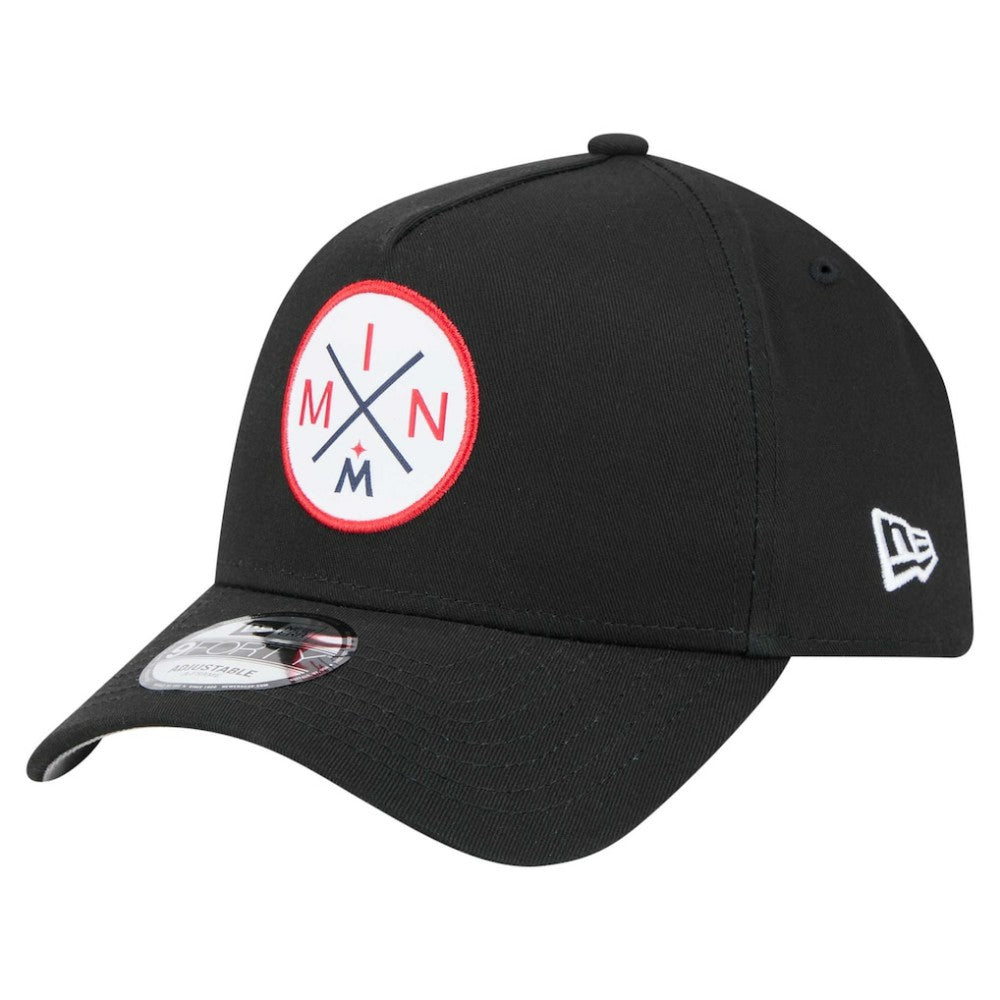 Minnesota Twins 9FORTY A-Frame Adjustable Hat Black