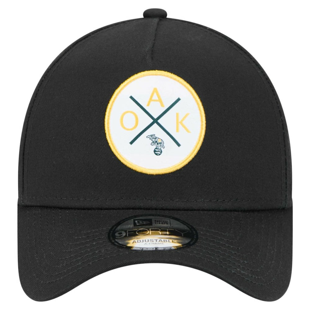 Oakland Athletics 9FORTY A-Frame Adjustable Hat Black