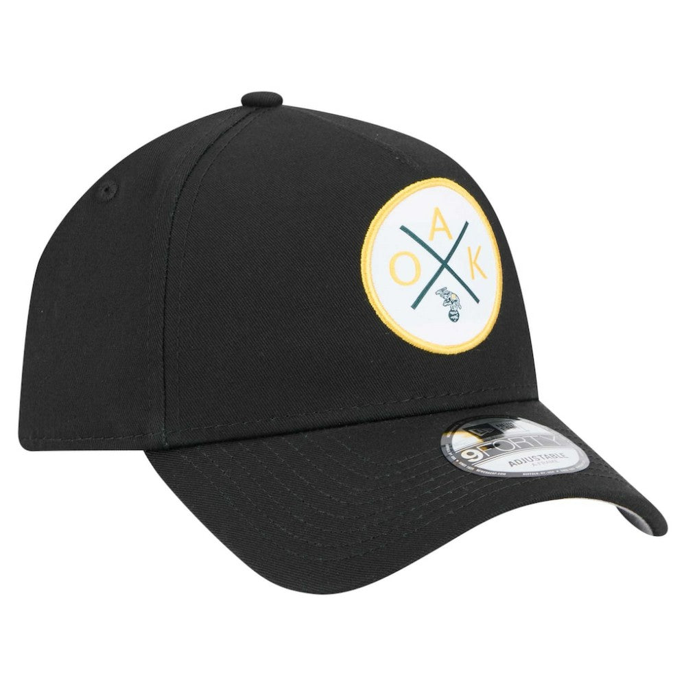 Oakland Athletics 9FORTY A-Frame Adjustable Hat Black