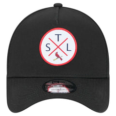 St. Louis Cardinals 9FORTY A-Frame Adjustable Hat Black