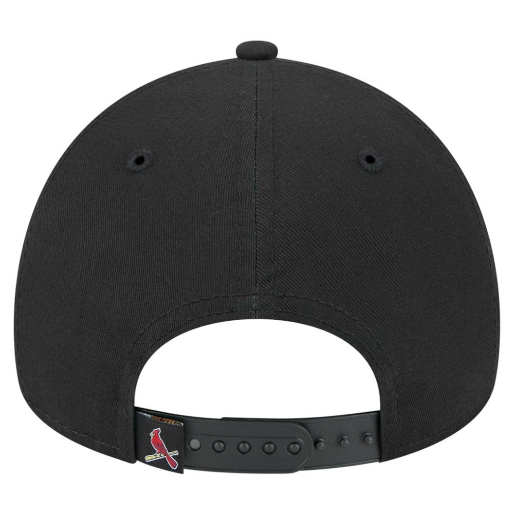 St. Louis Cardinals 9FORTY A-Frame Adjustable Hat Black