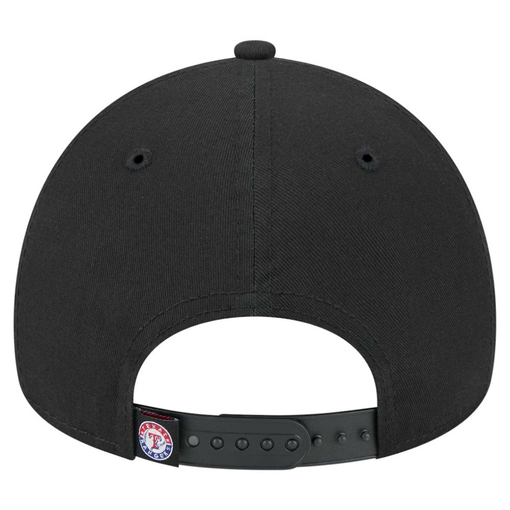 Texas Rangers 9FORTY A-Frame Adjustable Hat Black