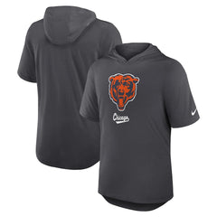 Chicago Bears Tri-Blend Performance Hoodie T-Shirt - Anthracite outlet