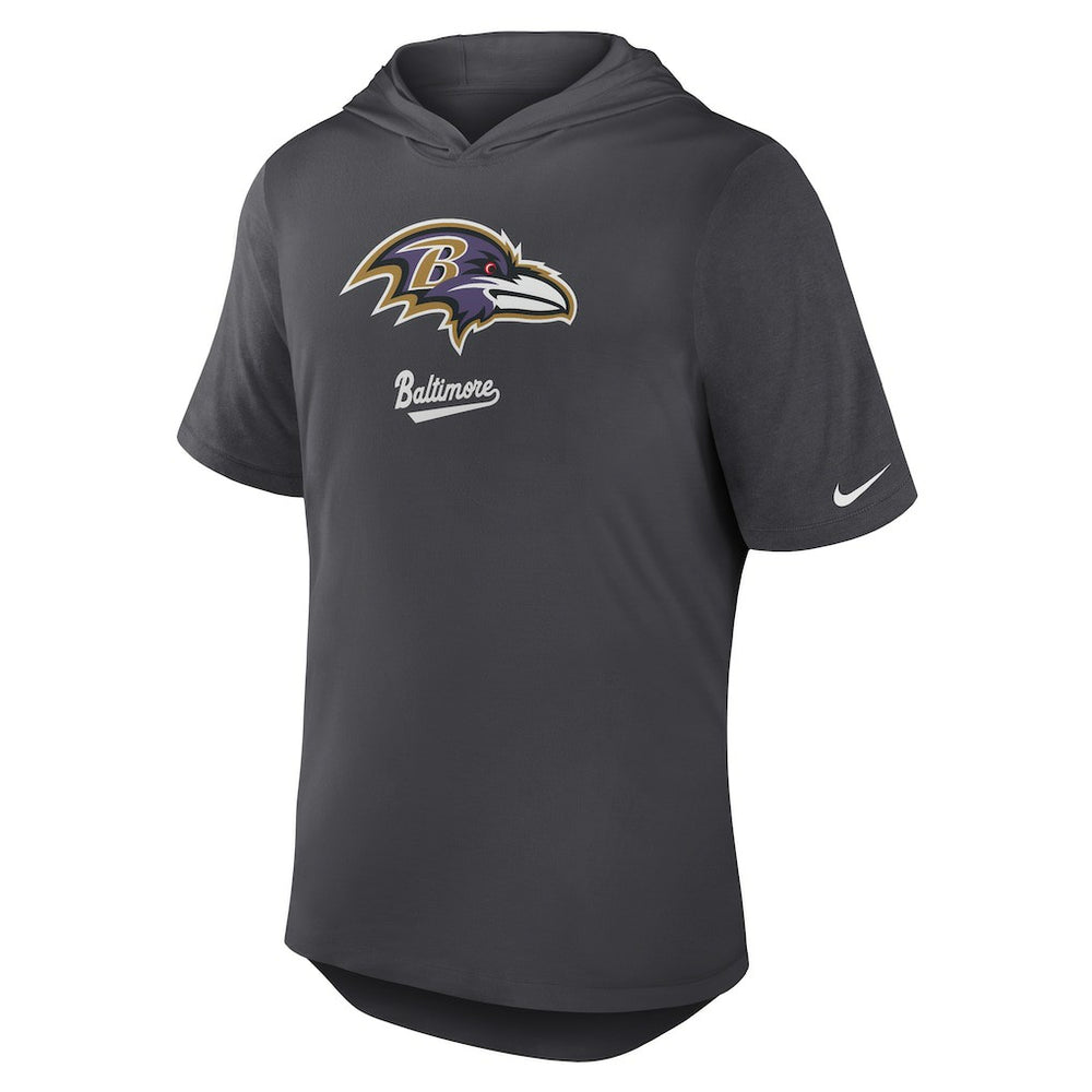 Baltimore Ravens Tri-Blend Performance Hoodie T-Shirt - Anthracite online