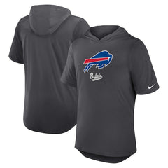 Buffalo Bills Tri-Blend Performance Hoodie T-Shirt - Anthracite cheap