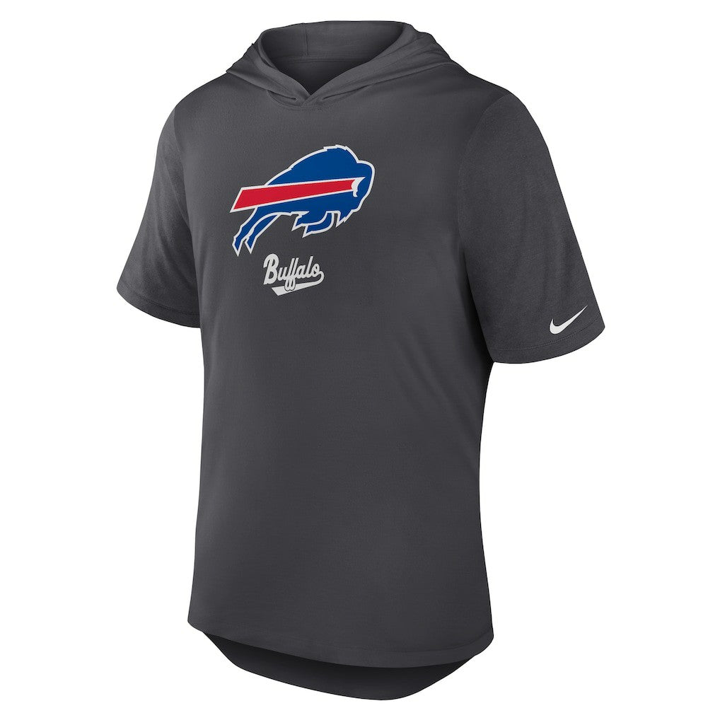 Buffalo Bills Tri-Blend Performance Hoodie T-Shirt - Anthracite cheap