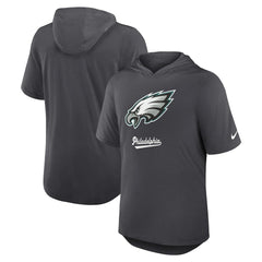 Philadelphia Eagles Tri-Blend Performance Hoodie T-Shirt - Anthracite sale