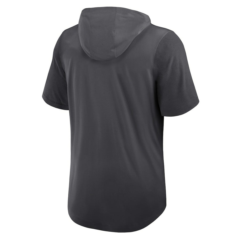 Miami Dolphins Tri-Blend Performance Hoodie T-Shirt - Anthracite sale