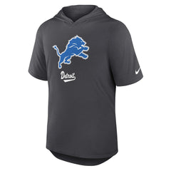 Detroit Lions Tri-Blend Performance Hoodie T-Shirt - Anthracite discount