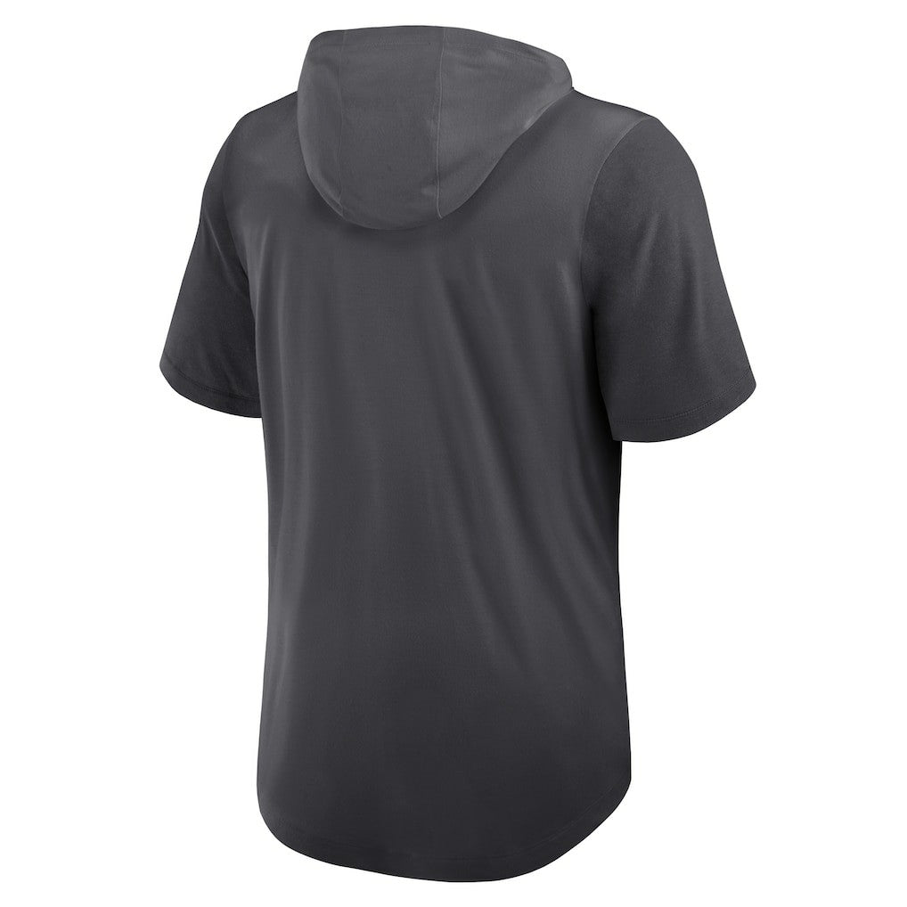 New York Jets Tri-Blend Performance Hoodie T-Shirt - Anthracite on sale