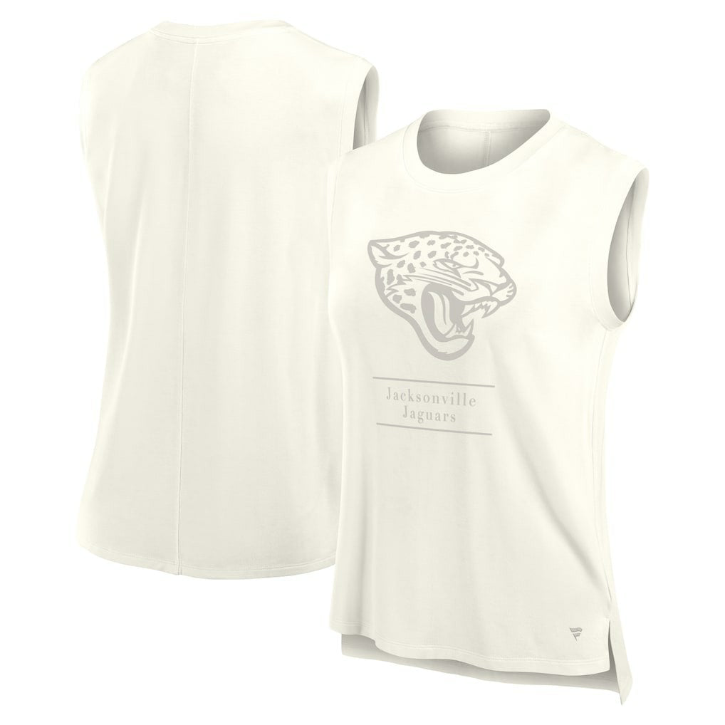Jacksonville Jaguars Women's Studio Embrace Tank Top - Cream sale