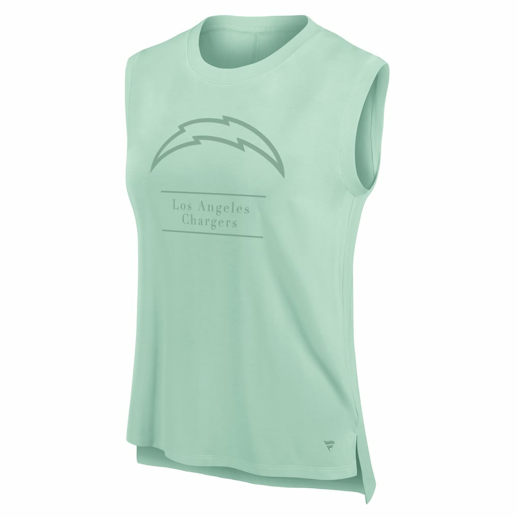 Los Angeles Chargers Women's Studio Embrace Tank Top - Mint sale